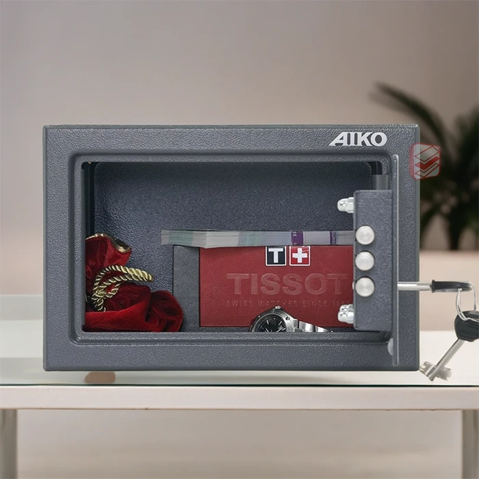 Сейф AIKO T-170 KL для дома и офиса фото СтеллажМастер Сейф AIKO T-170 KL для дома и офиса фото СтеллажМастер