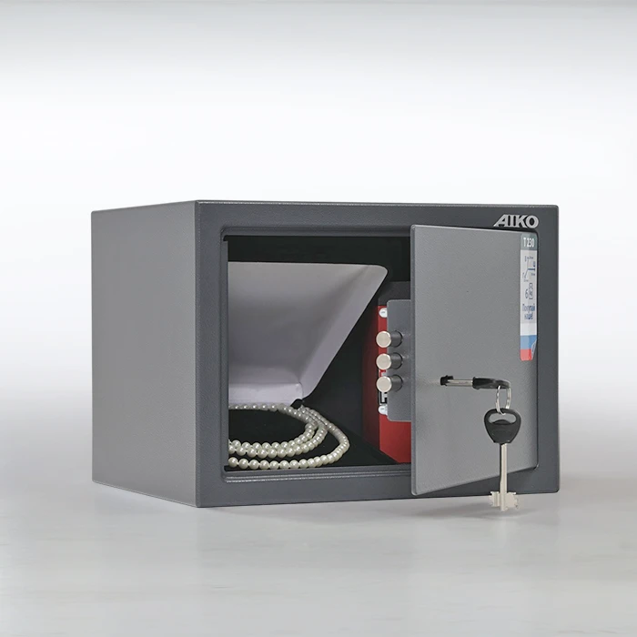 Сейф мебельный небольшой с ключевым замком AIKO T-230 KL фото СтеллажМастер Сейф мебельный небольшой с ключевым замком AIKO T-230 KL фото СтеллажМастер